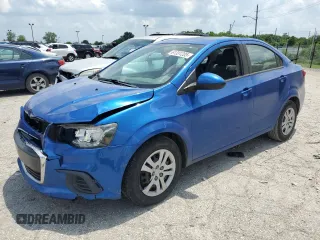 2017 Chevrolet Sonic LS with VIN 1G1JB5SH7H4156225, listed as a Copart auction lot 61331205 with 104,576 mi miles and Salvage title. Bid and sale history available at DreamBid. Image 1.