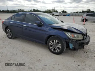 2015 Honda Accord LX with VIN 1HGCR2F30FA242825, listed as a Copart auction lot 52772275 with 122,777 mi miles and Salvage Title. Bid and sale history available at DreamBid. Image 4.