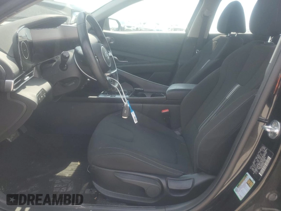 2023 Hyundai Elantra SEL with VIN KMHLS4AG6PU406406, listed as a Copart auction lot 50453865 with 37,130 mi miles and Salvage Title. Bid and sale history available at DreamBid. Image 7.