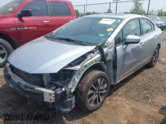 2015 Honda Civic EX z VIN 19XFB2F84FE109199, wystawiony jako IAAI lot #42405178 z przebiegiem 135 245 mil mil oraz . Historia ofert i sprzedaży dostępna na DreamBid. Obrazek 18.