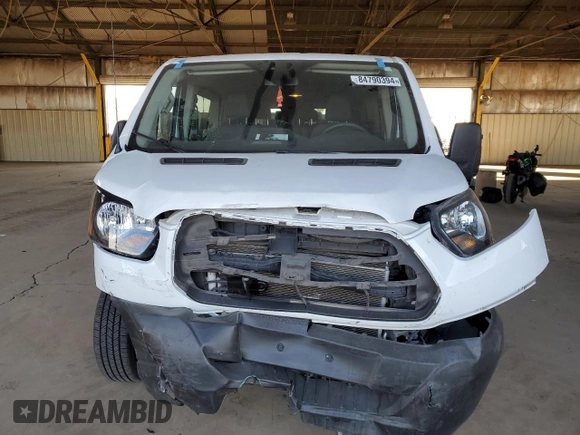 2019 Ford Transit Passenger XL with VIN 1FBZX2YM6KKB83292, listed as a Copart auction lot 84790394 with 45,005 mi miles and Salvage title. Bid and sale history available at DreamBid. Image 5.