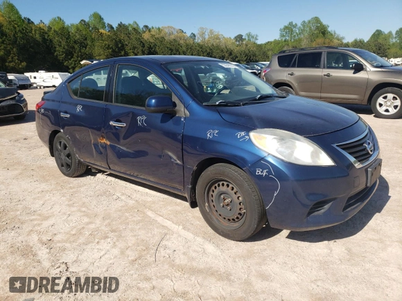 2014 Nissan Versa SV with VIN 3N1CN7APXEK439079, listed as a Copart auction lot 53649745 with 165,442 mi miles and Clean Title. Bid and sale history available at carsss.com. Image 4.