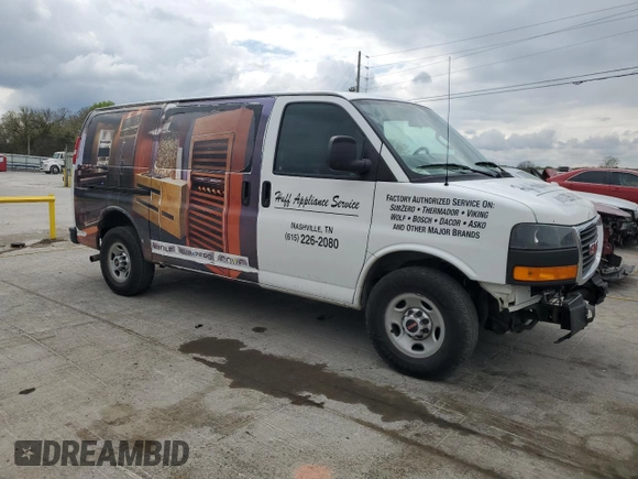 2019 GMC Savana Cargo z VIN 1GTW7AFG4K1216429, wystawiony jako Copart lot #52788415 z przebiegiem 193 405 mil mil oraz Szkody całkowita. Historia ofert i sprzedaży dostępna na DreamBid. Obrazek 4.
