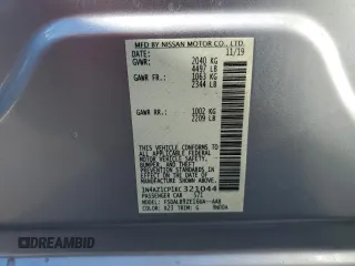 2019 Nissan LEAF SV z VIN 1N4AZ1CP1KC321044, wystawiony jako Copart lot #41230633 z przebiegiem 41 668 mil mil oraz . Historia ofert i sprzedaży dostępna na DreamBid. Obrazek 12.