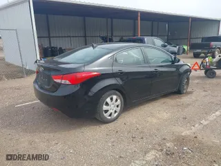 2011 Hyundai Elantra GLS PZEV with VIN 5NPDH4AEXBH019561, listed as a IAAI auction lot 41727109 with 84,982 mi miles. Bid and sale history available at carsss.com. Image 4.