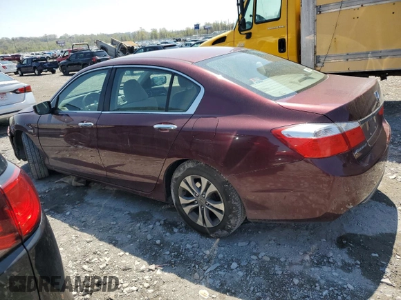 2013 Honda Accord LX z VIN 1HGCR2F35DA120944, wystawiony jako Copart lot #52735355 z przebiegiem 175 040 mil mil oraz Szkoda całkowita • Salvage title. Historia ofert i sprzedaży dostępna na DreamBid. Obrazek 2.