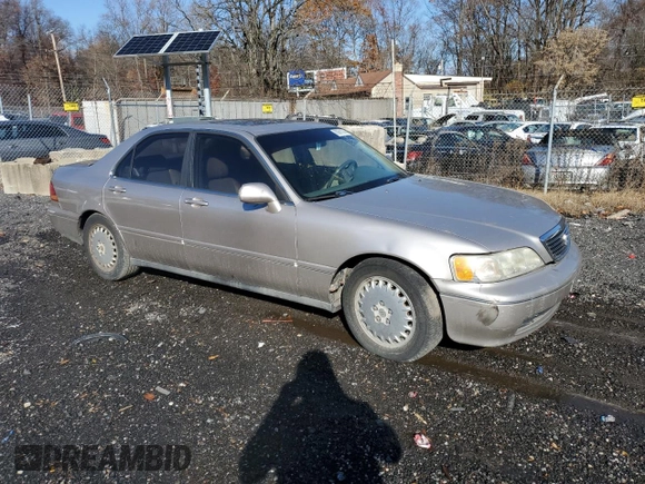 1996 Acura RL with VIN JH4KA9655TC012935, listed as a Copart auction lot 80861334 with 0 mi miles and Salvage Title. Bid and sale history available at carsss.com. Image 4.