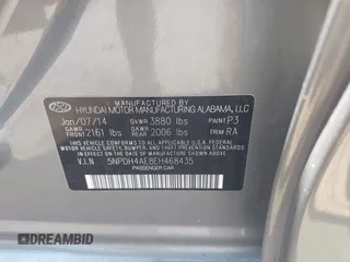 2014 Hyundai Elantra SE с VIN 5NPDH4AE8EH468435, выставлен на аукционе IAAI как лот 42509839 с пробегом 67 832 миль миль и . История ставок и продаж доступна на DreamBid. Изображение 9.