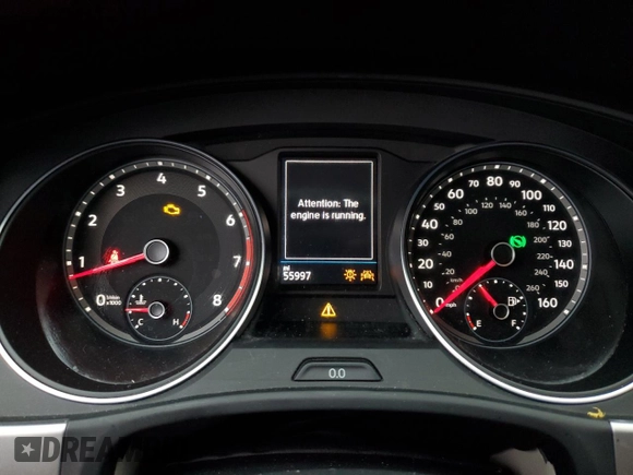 2018 Volkswagen Atlas SE with VIN 1V2FR2CA2JC570337, listed as a Copart auction lot 42166595 with 55,997 mi miles and Salvage title. Bid and sale history available at DreamBid. Image 9.