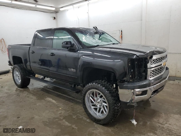 2015 Chevrolet Silverado 1500 LT with VIN 3GCUKREC3FG507868, listed as a Copart auction lot 49063535 with 181,846 mi miles and Salvage Title. Bid and sale history available at carsss.com. Image 4.