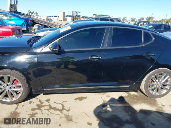 2015 Kia Optima SX Turbo with VIN 5XXGR4A63FG447041, listed as a IAAI auction lot 41812337 with 177,868 mi miles. Bid and sale history available at carsss.com. Image 15.
