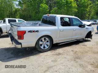 2018 Ford F-150 XL with VIN 1FTEW1EG1JKC19068, listed as a Copart auction lot 52429325 with 149,525 mi miles and Salvage Title. Bid and sale history available at carsss.com. Image 3.