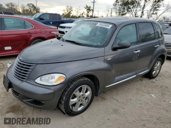 2004 Chrysler PT Cruiser Limited with VIN 3C8FY68874T223093, listed as a Copart auction lot 76455684 with 185,629 mi miles and Salvage Title. Bid and sale history available at carsss.com. Image 1.