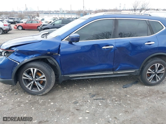2017 Nissan Rogue SL with VIN 5N1AT2MV0HC742787, listed as a IAAI auction lot 41738314 with 156,574 mi miles. Bid and sale history available at carsss.com. Image 6.