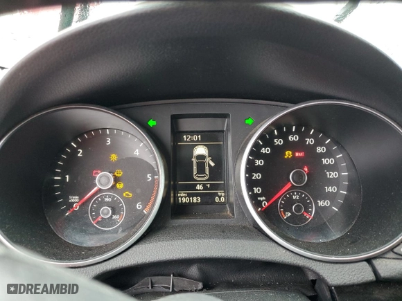 2011 Volkswagen Jetta SportWagen TDI with VIN 3VWML7AJ0BM652574, listed as a Copart auction lot 47894725 with 190,183 mi miles and Salvage Title. Bid and sale history available at carsss.com. Image 9.