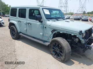 2023 Jeep Wrangler Sahara with VIN 1C4JJXP6XPW554741, listed as a IAAI auction lot 42380681 with 15,148 mi miles and . Bid and sale history available at DreamBid. Image 1.