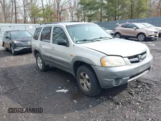 2001 Mazda Tribute LX with VIN 4F2YU08151KM06561, listed as a IAAI auction lot 41478779 with 54,826 mi miles and . Bid and sale history available at carsss.com. Image 1.