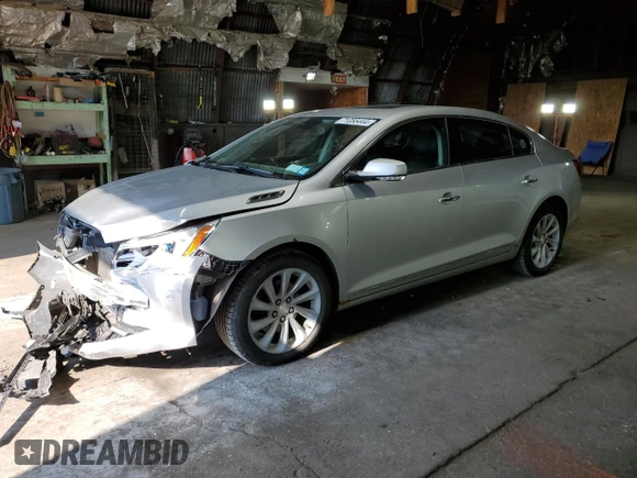 2016 Buick LaCrosse Leather with VIN 1G4GB5G34GF213915, listed as a Copart auction lot 71056444 with 130,900 mi miles and Salvage Title. Bid and sale history available at carsss.com. Image 1.