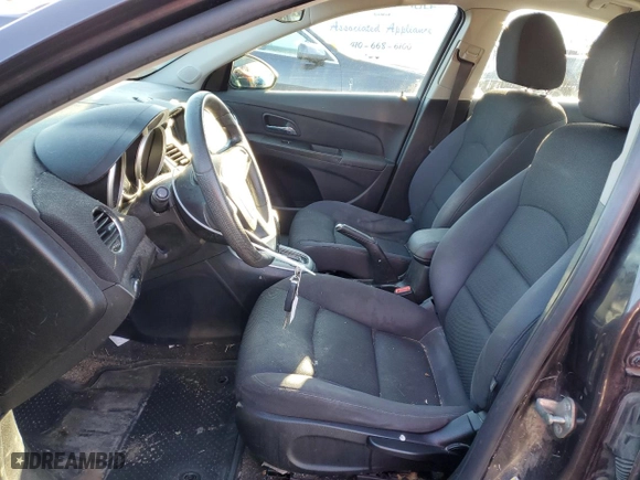 2014 Chevrolet Cruze LT with VIN 1G1PK5SB8E7441029, listed as a Copart auction lot 45532795 with 129,980 mi miles and Salvage Title. Bid and sale history available at carsss.com. Image 7.