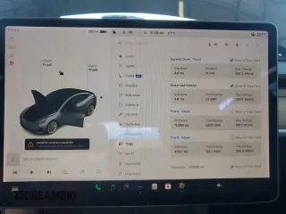 2021 Tesla Model 3 Long Range with VIN 5YJ3E1EB1MF925764, listed as a Copart auction lot 53283255 with 47,432 mi miles and Salvage Title. Bid and sale history available at carsss.com. Image 9.