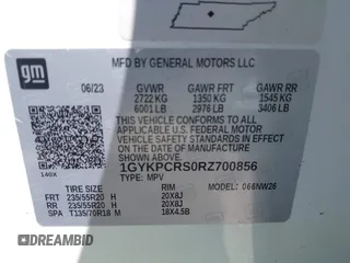 2024 Cadillac XT6 FWD Premium Luxury с VIN 1GYKPCRS0RZ700856, выставлен на аукционе IAAI как лот 41853450 с пробегом 6 507 миль миль и . История ставок и продаж доступна на DreamBid. Изображение 9.