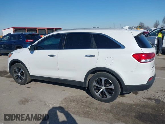 2017 Kia Sorento EX V6 with VIN 5XYPH4A51HG196061, listed as a IAAI auction lot 41627200 with 142,060 mi miles. Bid and sale history available at carsss.com. Image 14.