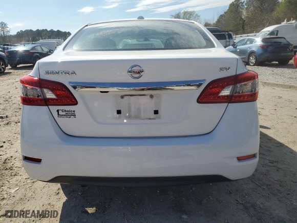 2015 Nissan Sentra S with VIN 3N1AB7AP9FY345936, listed as a Copart auction lot 50290735 with 113,572 mi miles and Salvage Title. Bid and sale history available at carsss.com. Image 6.