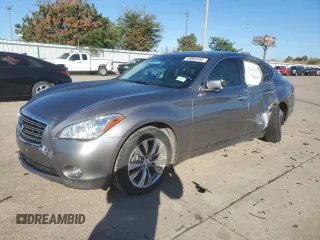 2012 Infiniti M37 with VIN JN1BY1AP5CM330042, listed as a Copart auction lot 79063354 with 63,148 mi miles and Salvage Title. Bid and sale history available at carsss.com. Image 1.