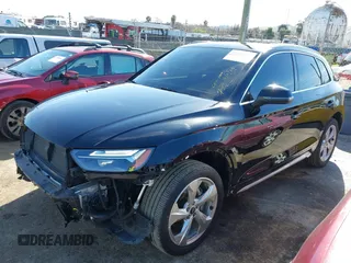 2021 Audi Q5 Premium Plus with VIN WA1BAAFY9M2029378, listed as a IAAI auction lot 41528103 with 47,326 mi miles. Bid and sale history available at carsss.com. Image 2.