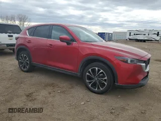 2023 Mazda CX-5 2.5 S Premium Package with VIN JM3KFBDMXP0135651, listed as a Copart auction lot 50531605 with 36,656 mi miles and Salvage Title. Bid and sale history available at carsss.com. Image 4.
