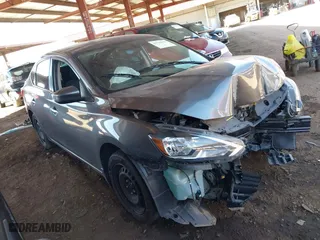 2019 Nissan Sentra S with VIN 3N1AB7AP9KY388697, listed as a IAAI auction lot 41744850 with 100,333 mi miles. Bid and sale history available at carsss.com. Image 1.
