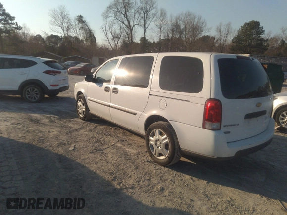 2008 Chevrolet Uplander LS with VIN 1GNDV23W98D130546, listed as a IAAI auction lot 41666342 with 186,601 mi miles. Bid and sale history available at carsss.com. Image 3.