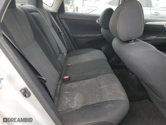 2014 Nissan Sentra S with VIN 3N1AB7AP2EL672402, listed as a Copart auction lot 51745145 with 164,430 mi miles and Salvage Title. Bid and sale history available at carsss.com. Image 10.