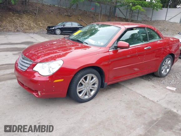 2008 Chrysler Sebring Limited with VIN 1C3LC65M48N168231, listed as a IAAI auction lot 42342676 with 68,775 mi miles and . Bid and sale history available at DreamBid. Image 2.