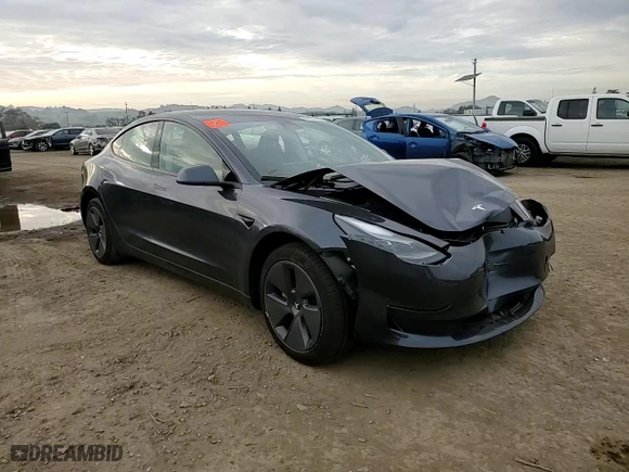 2023 Tesla Model 3 with VIN 5YJ3E1EA5PF504464, listed as a Copart auction lot 86175184 with 26,148 mi miles and Salvage Title. Bid and sale history available at carsss.com. Image 11.