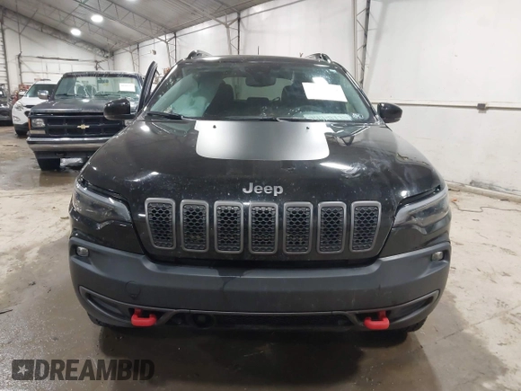 2022 Jeep Cherokee Trailhawk with VIN 1C4PJMBX8ND517236, listed as a IAAI auction lot 41530369 with 34,164 mi miles and . Bid and sale history available at DreamBid. Image 12.