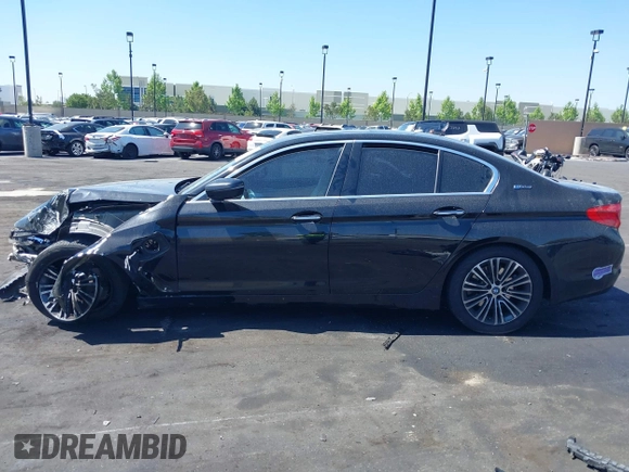 2018 BMW 5 Series 530e with VIN WBAJA9C50JB249995, listed as a IAAI auction lot 42301414 with 179,673 mi miles and . Bid and sale history available at DreamBid. Image 15.