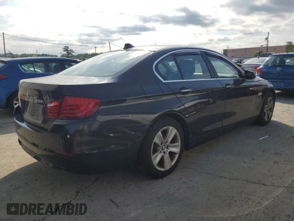 2013 BMW 5 Series 528i xDrive with VIN WBAXH5C52DDW16175, listed as a Copart auction lot 62717005 with 175,618 mi miles and Clean title. Bid and sale history available at DreamBid. Image 3.