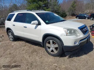 2012 GMC Acadia SLT1 with VIN 1GKKVRED5CJ104450, listed as a IAAI auction lot 41856156 with 172,032 mi miles. Bid and sale history available at carsss.com. Image 1.