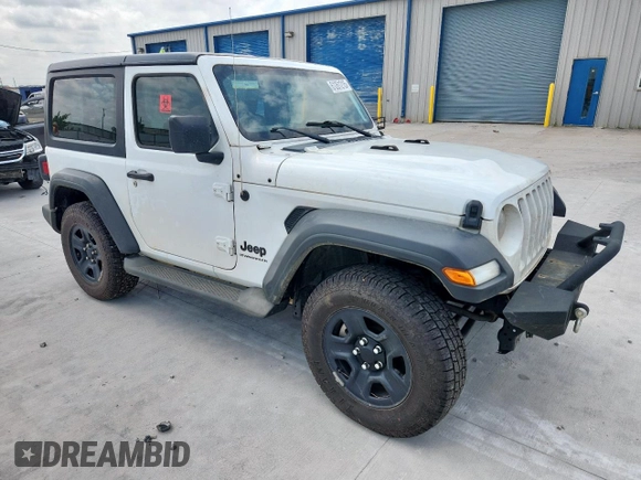 2023 Jeep Wrangler Sport with VIN 1C4HJXAG4PW667732, listed as a Copart auction lot 61261215 with 48,089 mi miles and Salvage title. Bid and sale history available at DreamBid. Image 4.