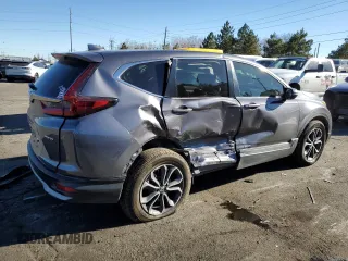 2020 Honda CR-V EX-L with VIN 5J6RW2H8XLA010104, listed as a Copart auction lot 88799915 with 41,133 mi miles and Salvage Title. Bid and sale history available at carsss.com. Image 3.