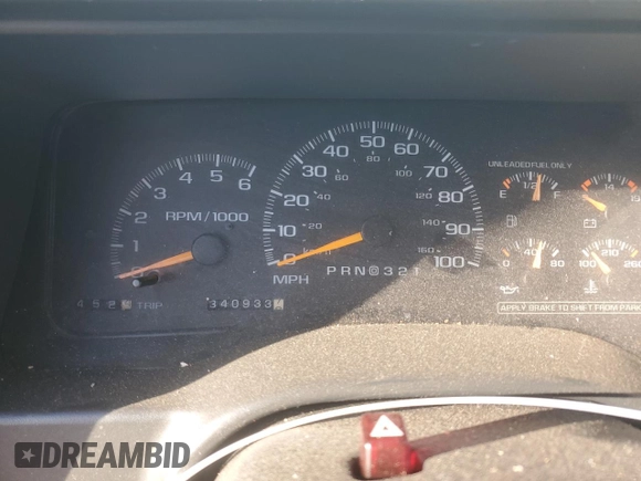 1999 GMC Yukon with VIN 1GKEC13R6XJ808715, listed as a Copart auction lot 83407094 with 340,933 mi miles and Salvage Title. Bid and sale history available at carsss.com. Image 9.