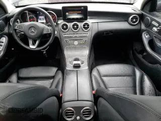 2016 Mercedes-Benz C 300 Luxury with VIN 55SWF4KB6GU155838, listed as a Copart auction lot 52011555 with 90,458 mi miles and Salvage Title. Bid and sale history available at carsss.com. Image 8.