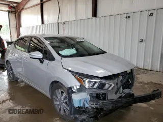 2021 Nissan Versa SV with VIN 3N1CN8EV5ML835699, listed as a Copart auction lot 60232705 with 84,306 mi miles and Salvage title. Bid and sale history available at DreamBid. Image 4.