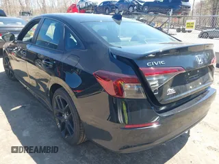 2025 Honda Civic Sport with VIN 2HGFE2F5XSH554687, listed as a IAAI auction lot 42031297 with 1,619 mi miles and . Bid and sale history available at DreamBid. Image 3.