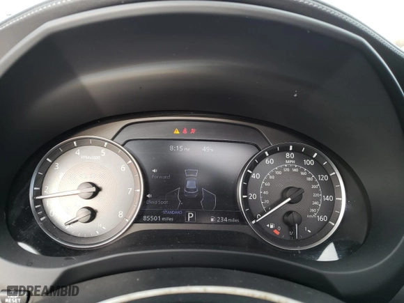 2019 Infiniti QX50 LUXE with VIN 3PCAJ5M36KF148256, listed as a Copart auction lot 50547675 with 85,501 mi miles and Salvage Title. Bid and sale history available at carsss.com. Image 9.