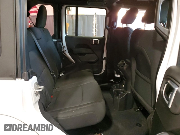 2023 Jeep Wrangler Sahara with VIN 1C4HJXEN1PW659600, listed as a Copart auction lot 85228074 with 21,623 mi miles and Salvage Title. Bid and sale history available at carsss.com. Image 10.