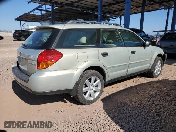 2007 Subaru Legacy Outback with VIN 4S4BP61C477334898, listed as a Copart auction lot 54066425 with 76,548 mi miles and Salvage title. Bid and sale history available at DreamBid. Image 3.