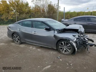 2022 Nissan Maxima SV with VIN 1N4AA6CV3NC503349, listed as a Copart auction lot 77304034 with 39,382 mi miles and Salvage Title. Bid and sale history available at carsss.com. Image 4.
