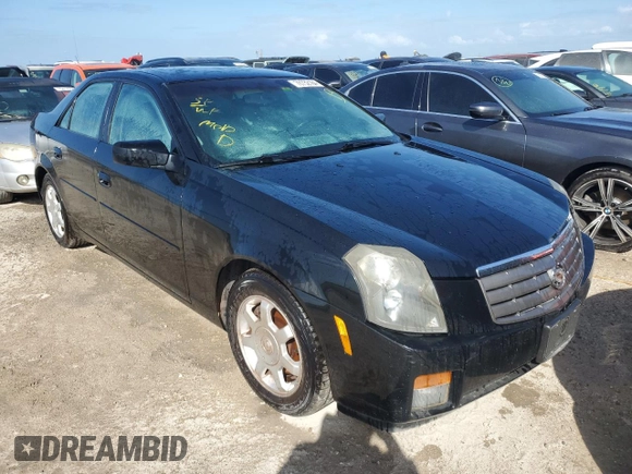 2003 Cadillac CTS with VIN 1G6DM57N030171102, listed as a Copart auction lot 76732184 with 96,156 mi miles and Non Repairable. Bid and sale history available at carsss.com. Image 4.
